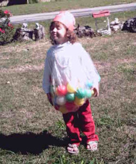 A bubble gum machine Halloween costume.