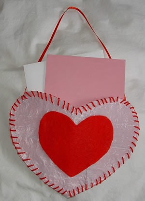 A fused plastic heart for Valentine's Day