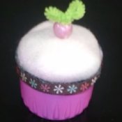 Laundry Detergent Cap Cupcake Pincushion