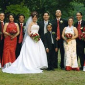 An Asian themed wedding.