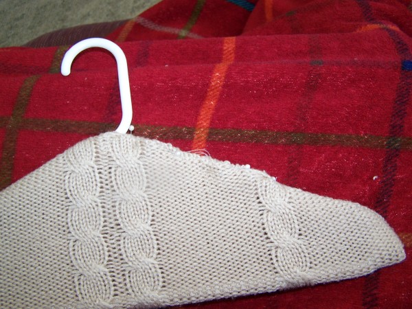 Sweater Covered Hanger Pins 2