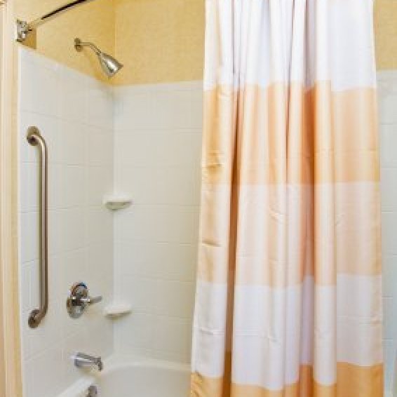 Cleaning A Shower Curtain Thriftyfun, How To Clean Rust Off Metal Shower Curtain Rings