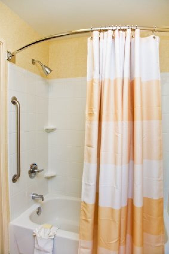 Cleaning A Shower Curtain Thriftyfun, How To Get Rust Off Shower Curtain Rings