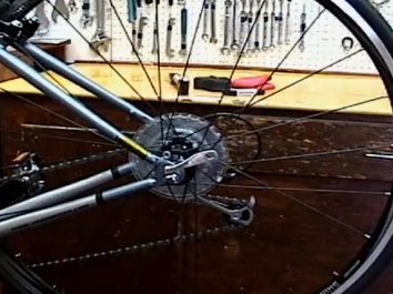 bicycle flat tyre repair