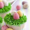 Easter egg cupcakes.