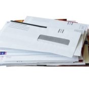 Reusing Envelopes, Stack of Envelopes