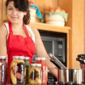 A Woman Canning