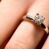 Buying an Engagement Ring, A diamond engagement ring.