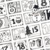Printable advent calendar.