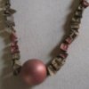 Potato bead necklace.