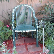 Path garden chair.