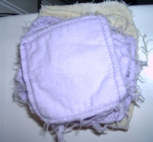 Washable Wiping Squares