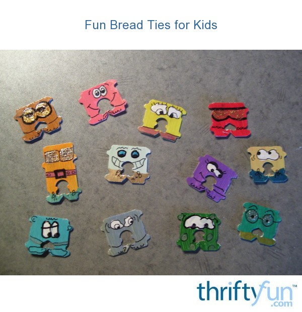 Fun Bread Ties for Kids ThriftyFun