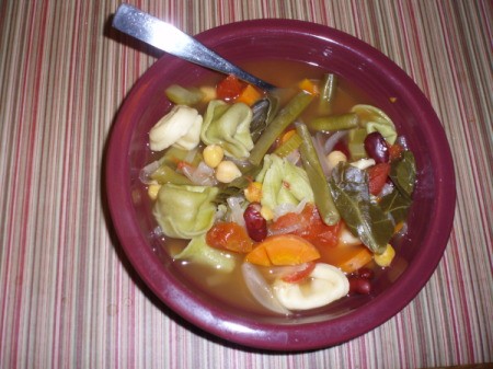 Tortellini Minestrone Soup