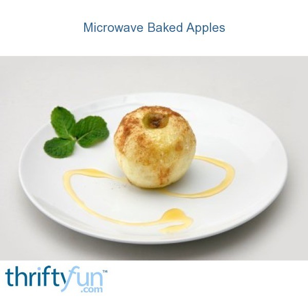 Making Baked Apples In The Microwave Thriftyfun 6879