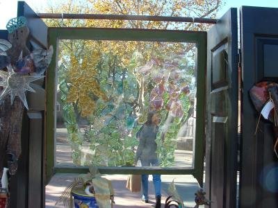 old window painting