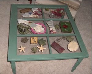 old window table