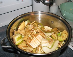Cooking Down Apples