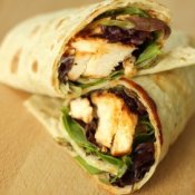 Grilled chicken wrap.