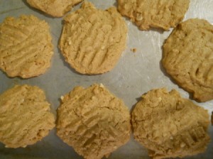 Honey Peanut Butter Cookies