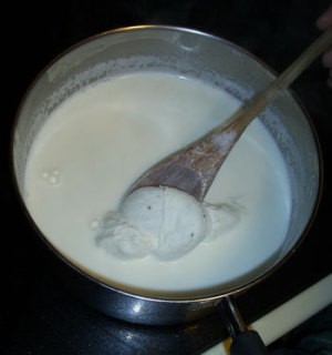 Infusing Milk in Pan