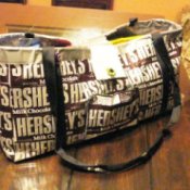 hersey bar duct tape bag