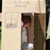 Making Cardboard Box Playhouses