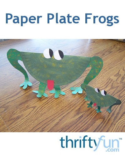 Making Paper Plate Frogs | ThriftyFun