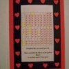 A crossword puzzle valentine's card.
