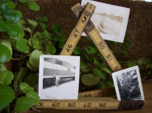 Vintage Yardstick Easel