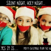 "Silent Night" Christmas Photo