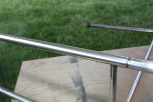 Painted Chrome Shelf Leg