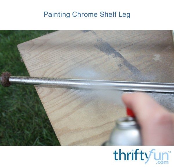 Updating Rusted Chrome Shelf ThriftyFun