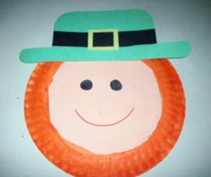 Paper Plate Leprechaun Finished