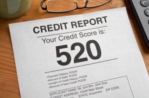 Credit Report on Table