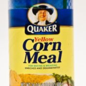 A package of cornmeal.