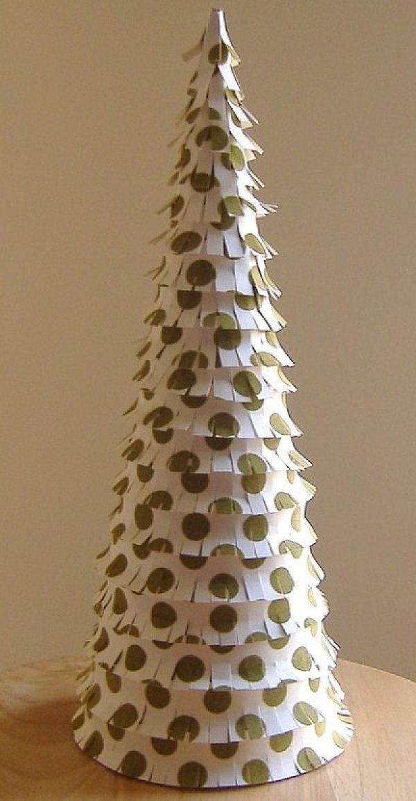 Paper Cone Christmas Tree Final