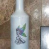 Painted Glass Bottle
