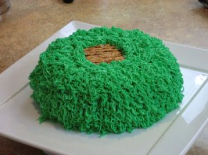 Leprechaun Trap Cake done trap