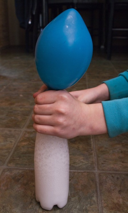 Inflating Balloon During Balloon Experiment