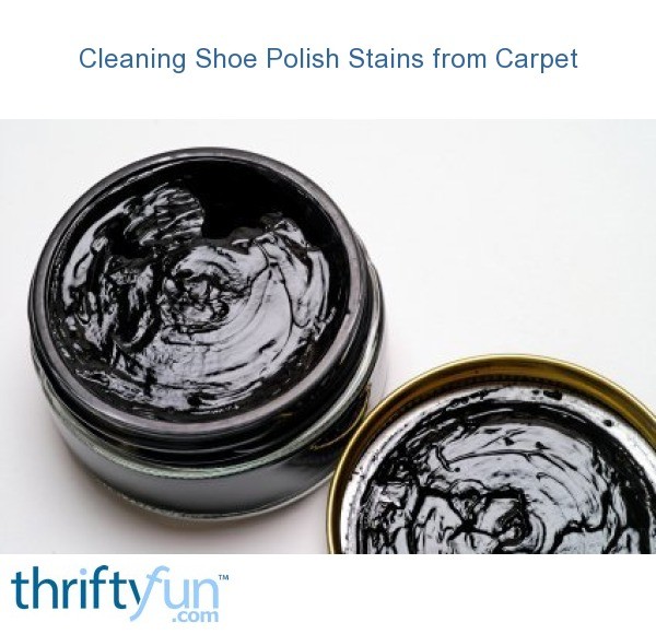 Removing Shoe Polish from Carpet 