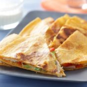 Quesadillas on a Plate