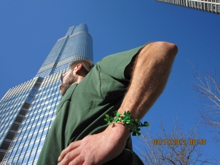 St Patrick's Day at Trump Tower (Chicago, IL)