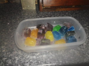 Colored Ice Cubes