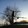 A plane on Block House Island (Brockville, Ontario)