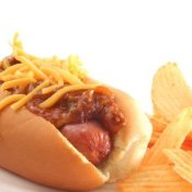 Chili Cheese Dog With Chips