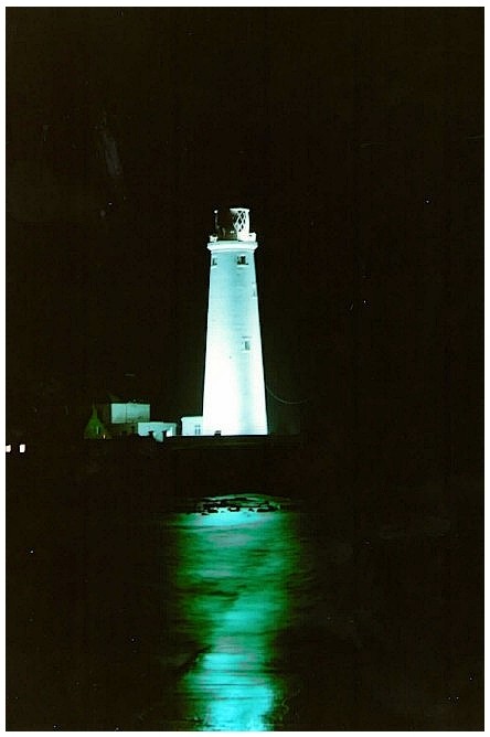 Lighthouse at night