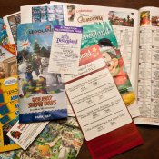 Disneyland and Legoland Brochures and Scrapbook Items