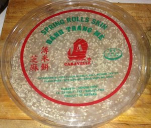 Package of Dried Vietnamese Rice Cracker