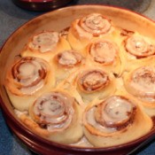 Cinnamon Rolls after baking